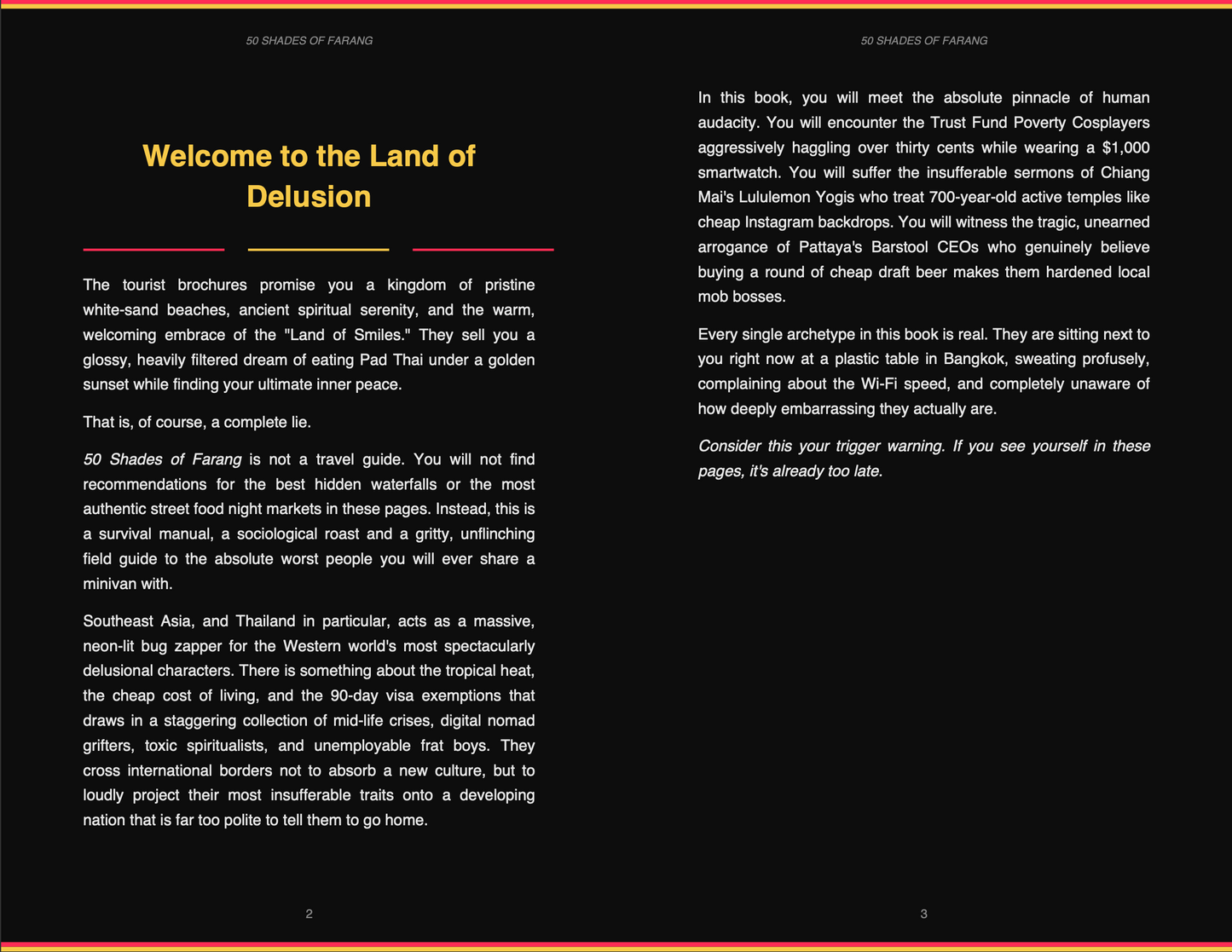 50 Shades of Farang – The Worst People You'll Meet in Thailand (E-Book)