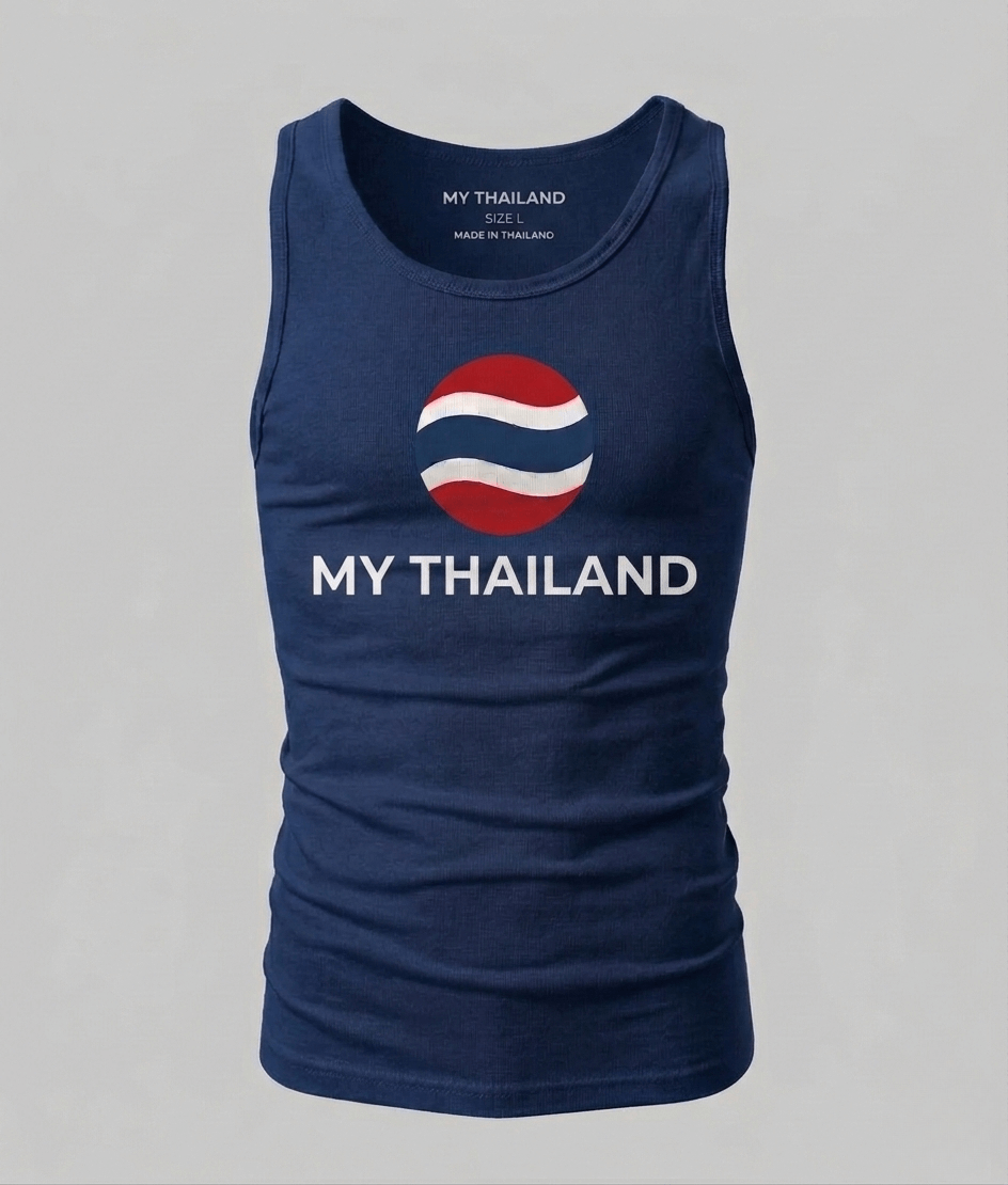 My Thailand Navy Blue Singlet Tank Top Unisex